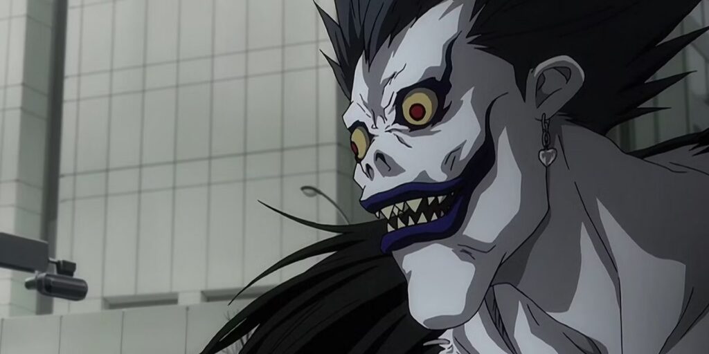 Death Note Ryuk stares in void