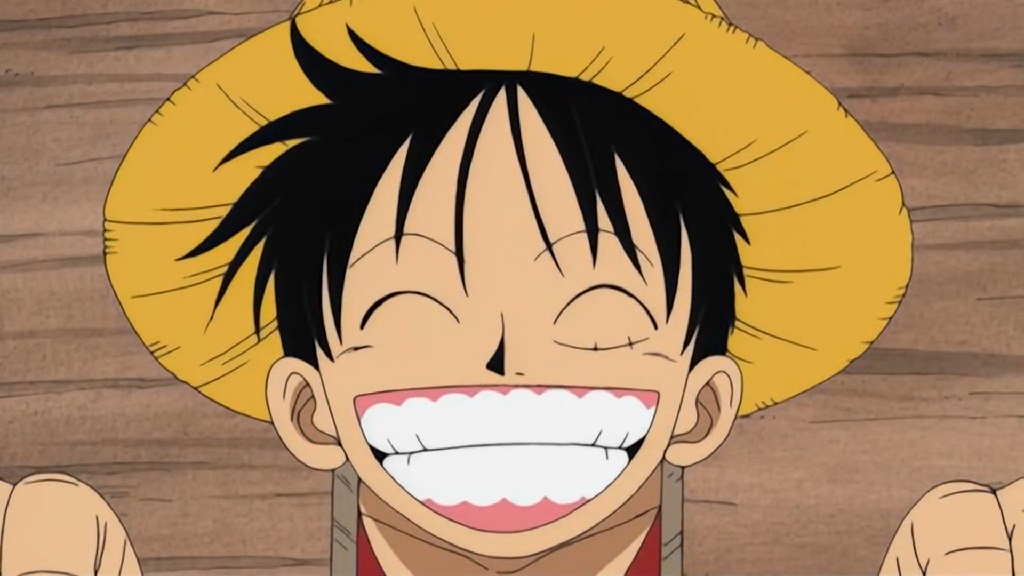Luffy resembles Gold Roger. He smiled in face of death!