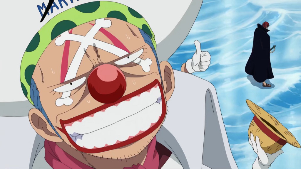 One piece 489 Paramecia Devil Fruit Buggy. Chop-Chop Fruit allows you to split your body to pieces.