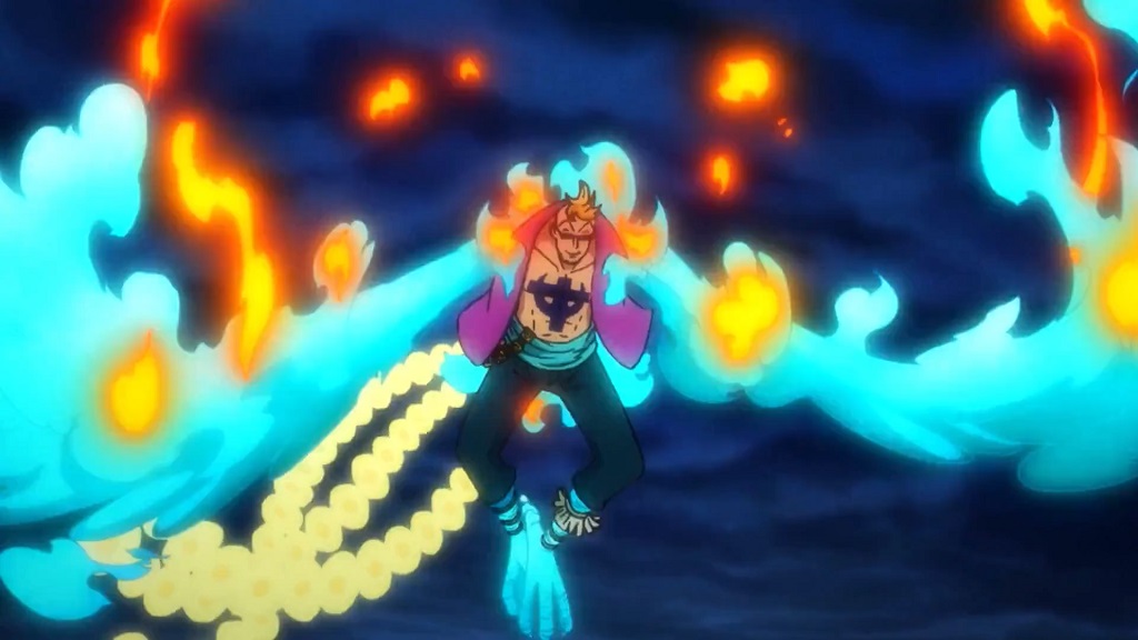 One piece 941 Mythical Zoan Phoenix Marco. This Devil Fruit is one of the most spectaculars in the entire anymore. Its Healing abilities are unparalleled. 