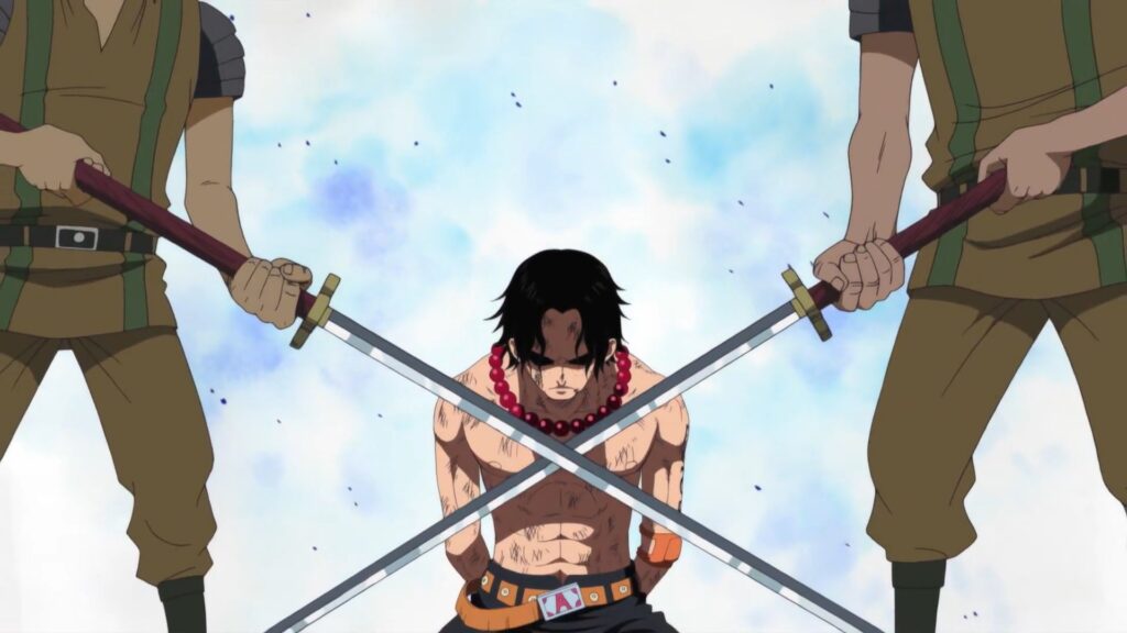 One Piece 461 The Marineford war began with the execution of Ace.