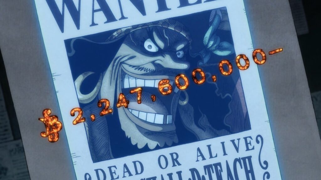 One Piece 957 Marshal D Teach is the new Yonko after he killed whitebeard.