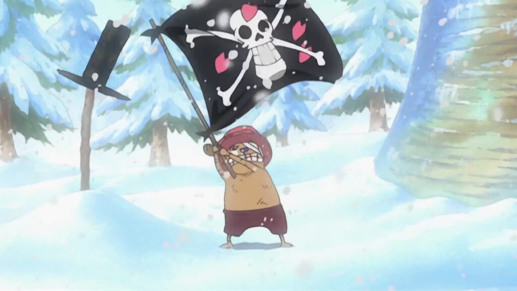 One Piece 1038 After saving the life of Nami Chopper decides to join the Straw Hats Pirates.