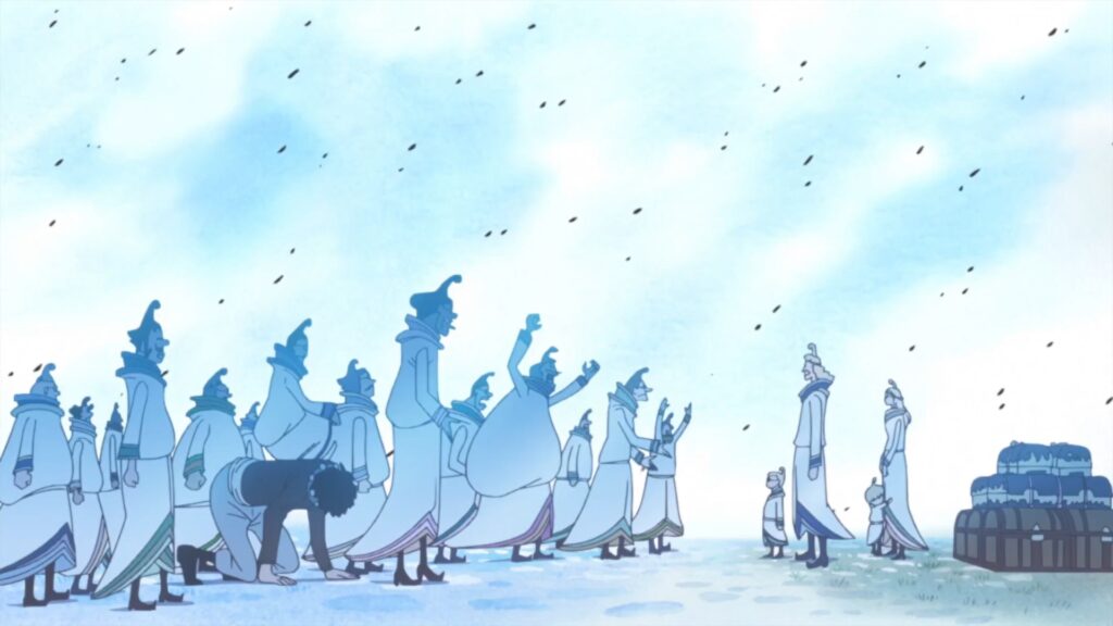 One Piece 702 Don Flamingo's Family left the Celestial Dragons to live a normal life.