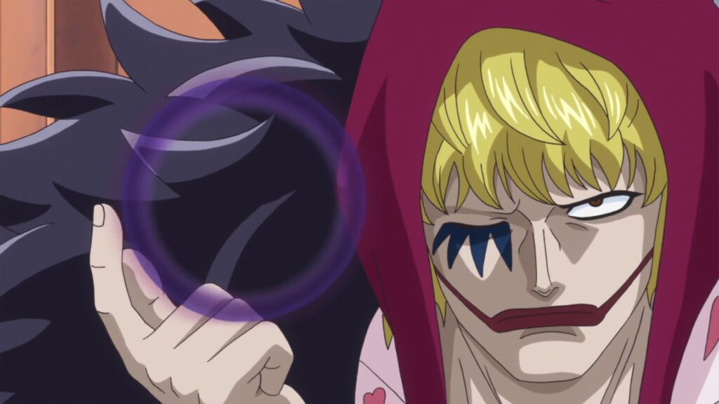 One Piece 746 Corazon is a member of SWORD and worked undercover under Sengoku.