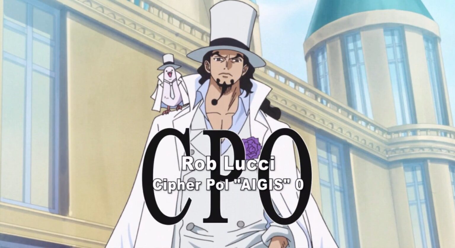 One Piece 886 Robi Lucci is the leader of CP0 and one of the best assasins in one Piece.