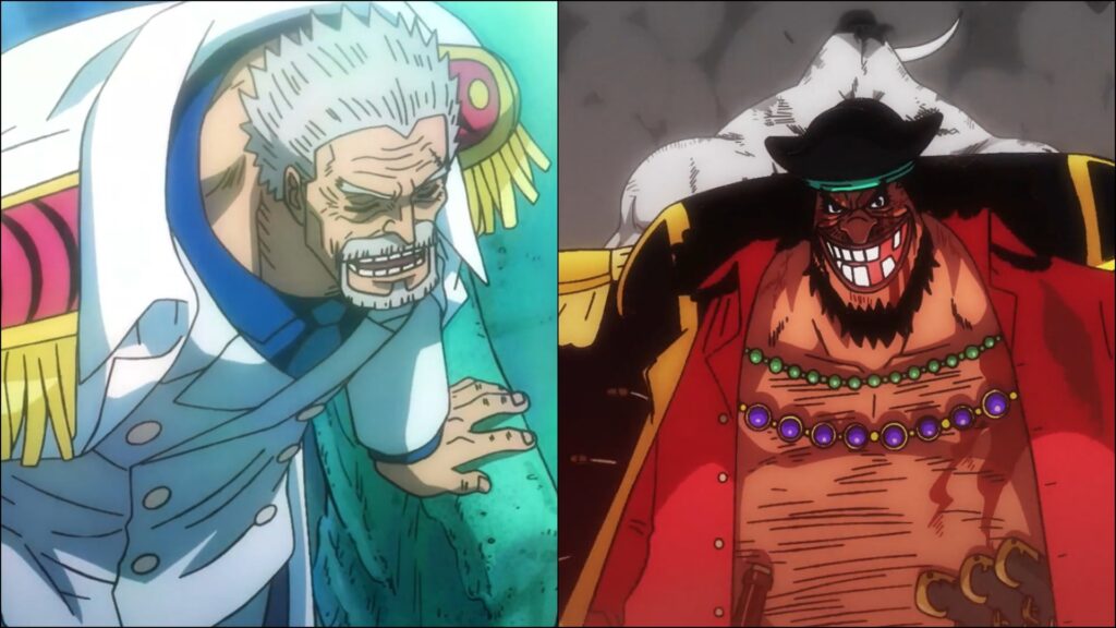 One Piece 957. Garp defeated marshall D teach with little effort.