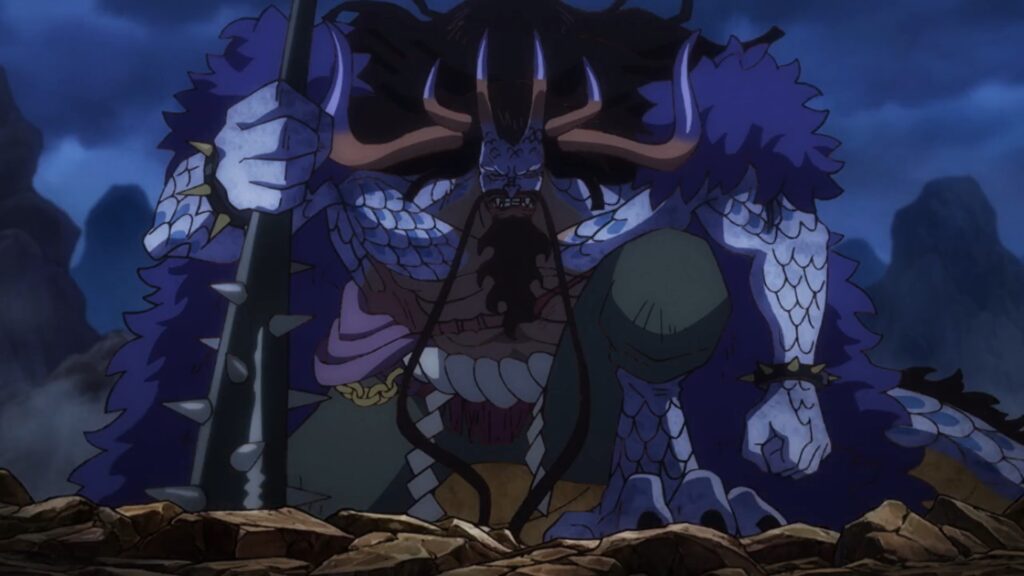 One Piece 1071 Kaido Did not manage to awaken his devil fruit yet.