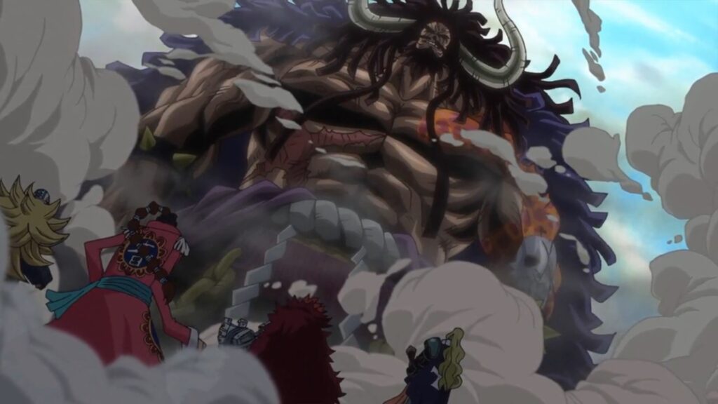 One Piece 739 Kaido is the leader of the beast Pirates.