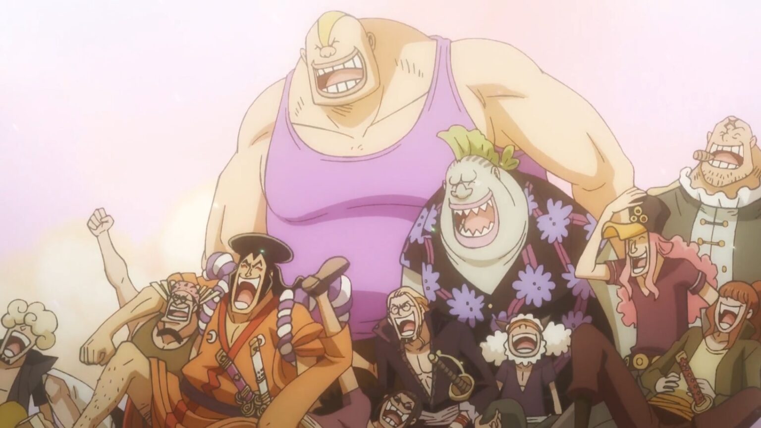 One Piece Roger Laughed a lot when they reached laughtale.