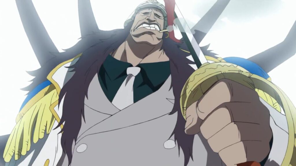 Onigumo held a great speech during the Marineford fight.