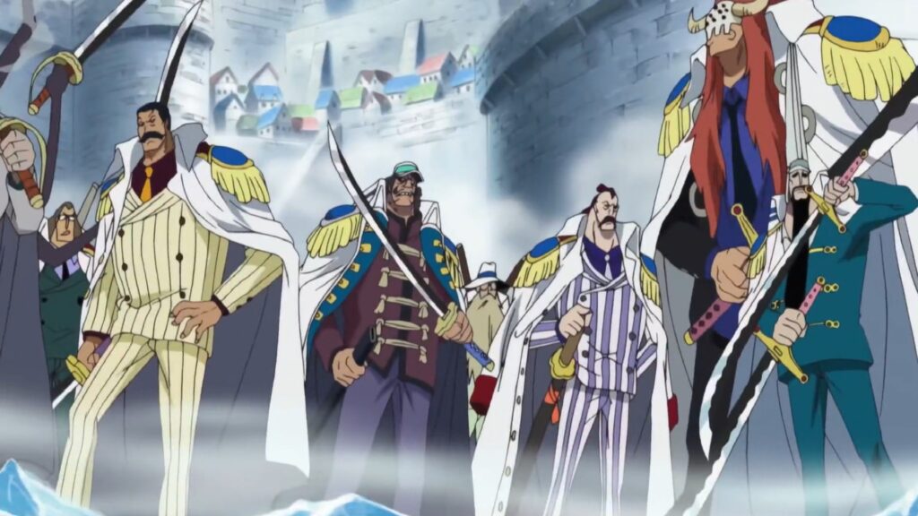 Theworld of one piece is huge so the Navy needs to have a strong presence everywhere.
