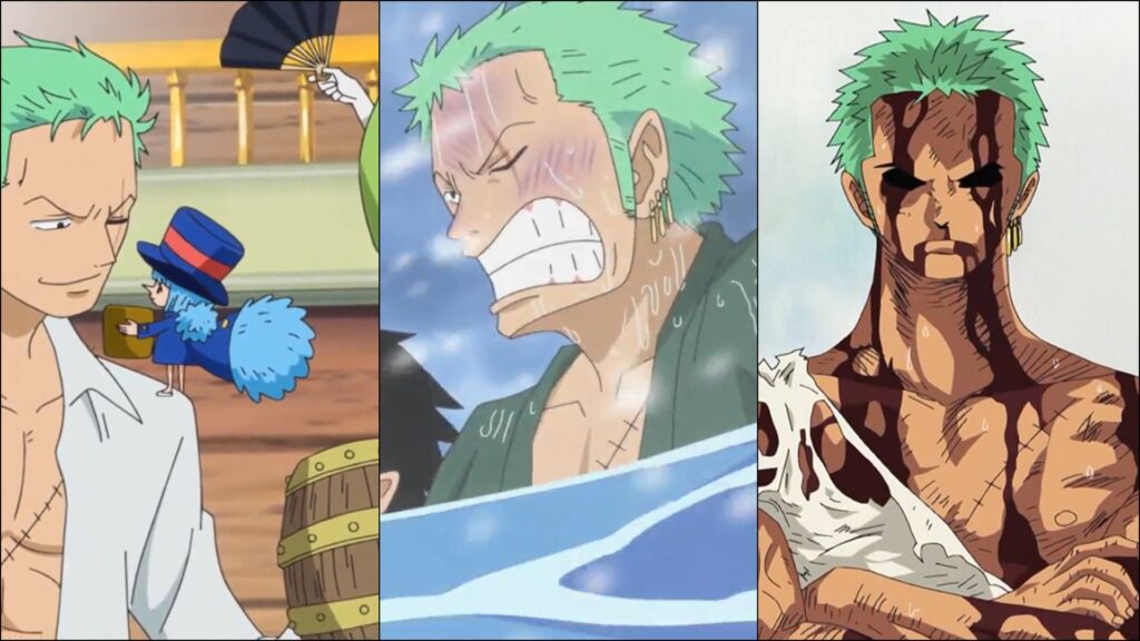 Zoro is a bad-ass character. He even drank all the sake when the grand fleet was formed.