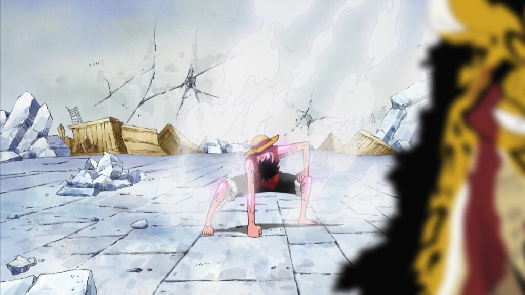 One Piece 516 Gear Second and third are upgrade that he got before time skip.