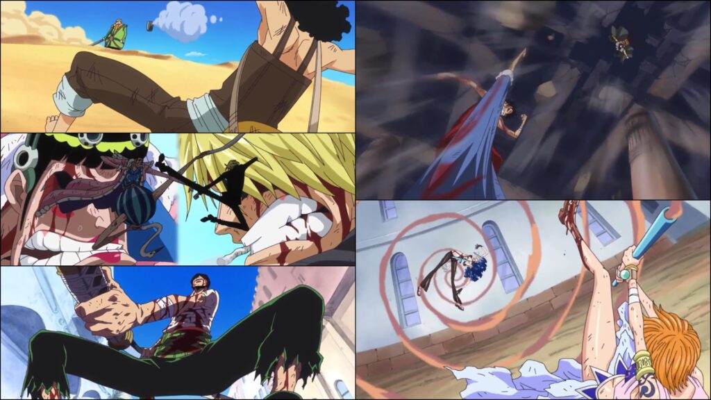 One Piece 130 Straw hats managed to defeat all the member of baroque works.