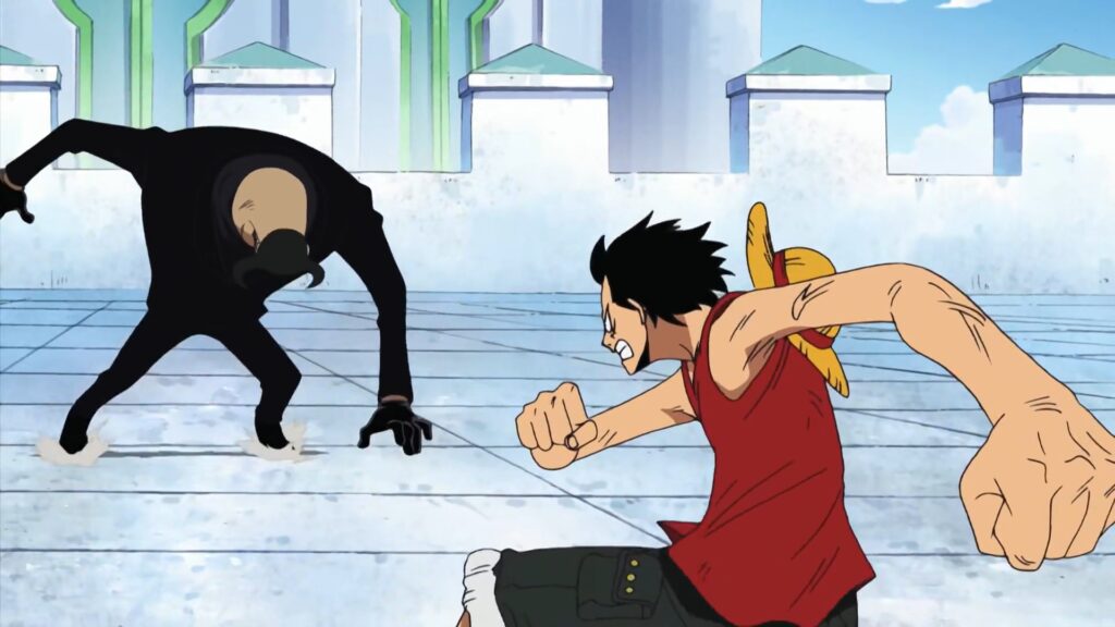 One Piece 270 Luffy fights Blueno in Enies Lobby.