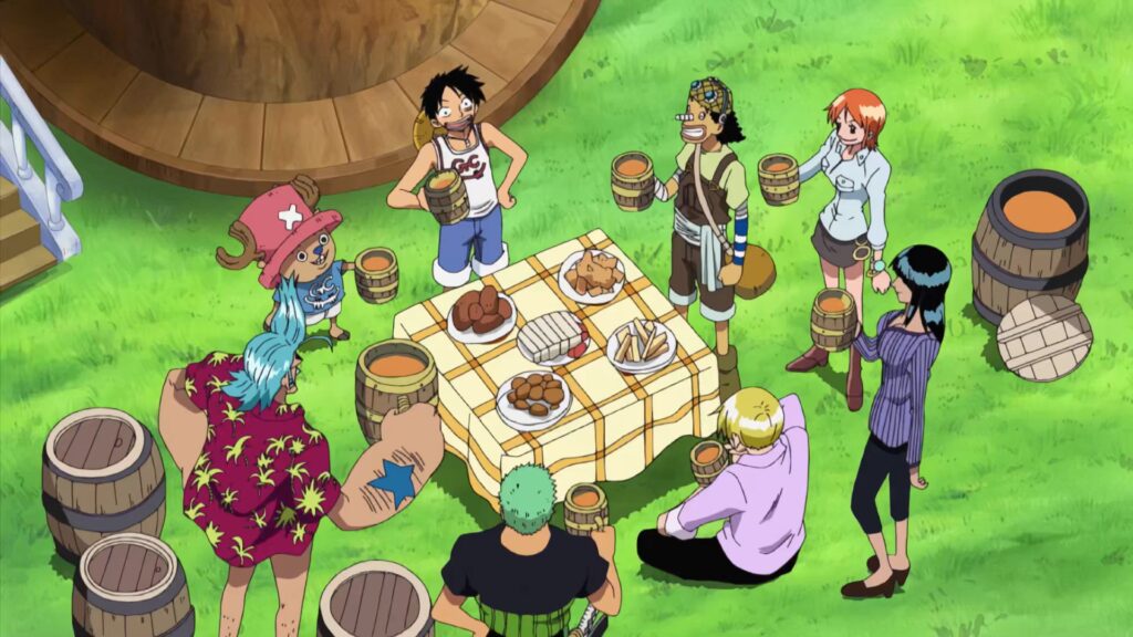 One Piece 323 Thousand Sunny is more than just  ship. Is the place where the king of the pirates and his mates live, laugh, cry and fight.