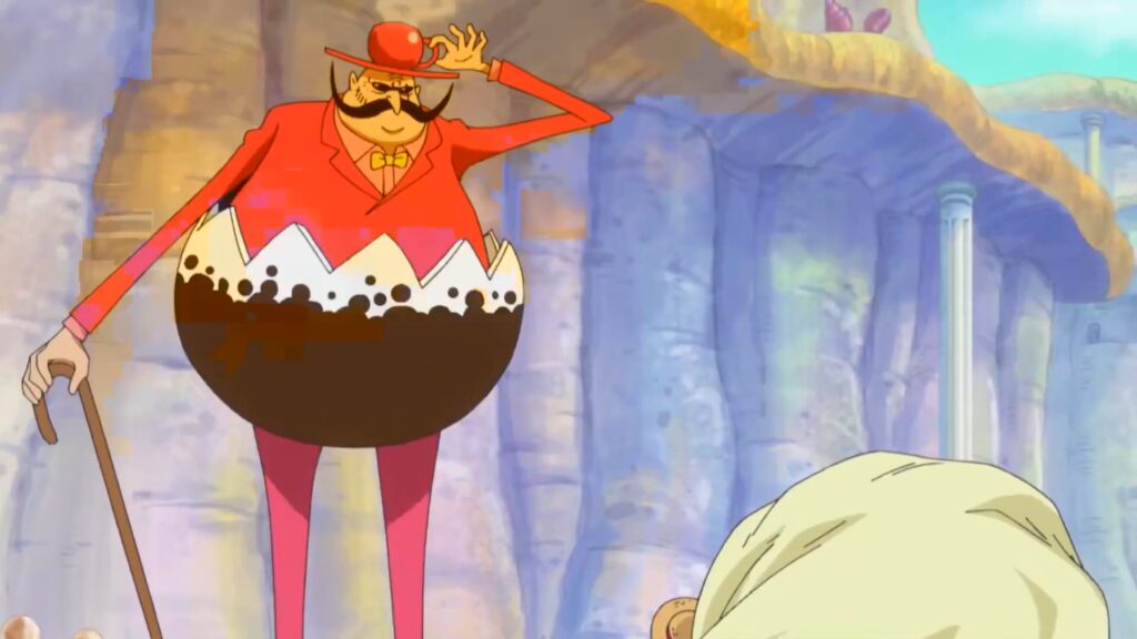 One Piece 570 Tamago made its appearance in the the first arc after the timeskip.