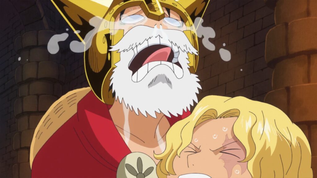 One Piece 670 Sabo proves to be alive in dressrossa Arc when luffy hugs him and cries out loud.