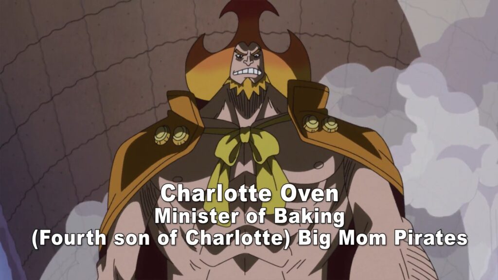 One Piece 827 Oven is the most loyal of the sons of Charlotte Linlin aka Big Mom.