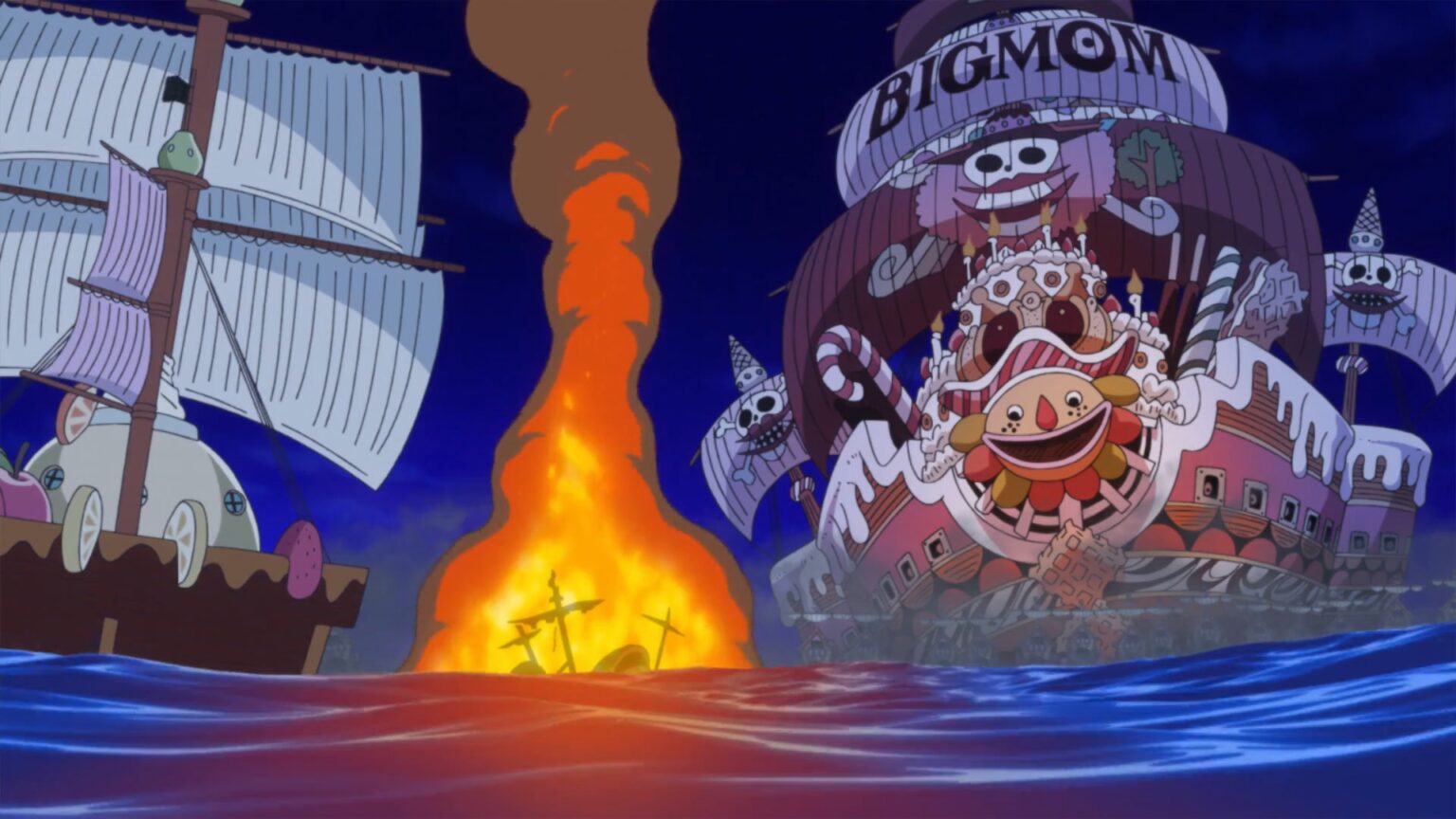 One Piece 876 Big Mom Pirates are one of the biggest and strongest pirate crews.