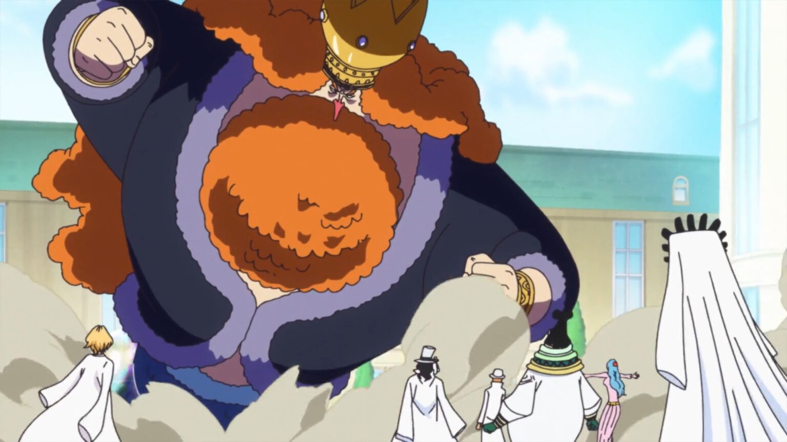 One Piece 883 Neptune is the leader of Fish Man Island.
