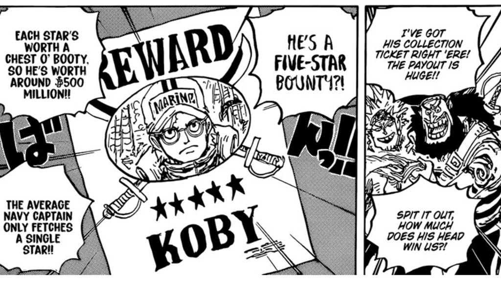 One Piece Koby Bounty