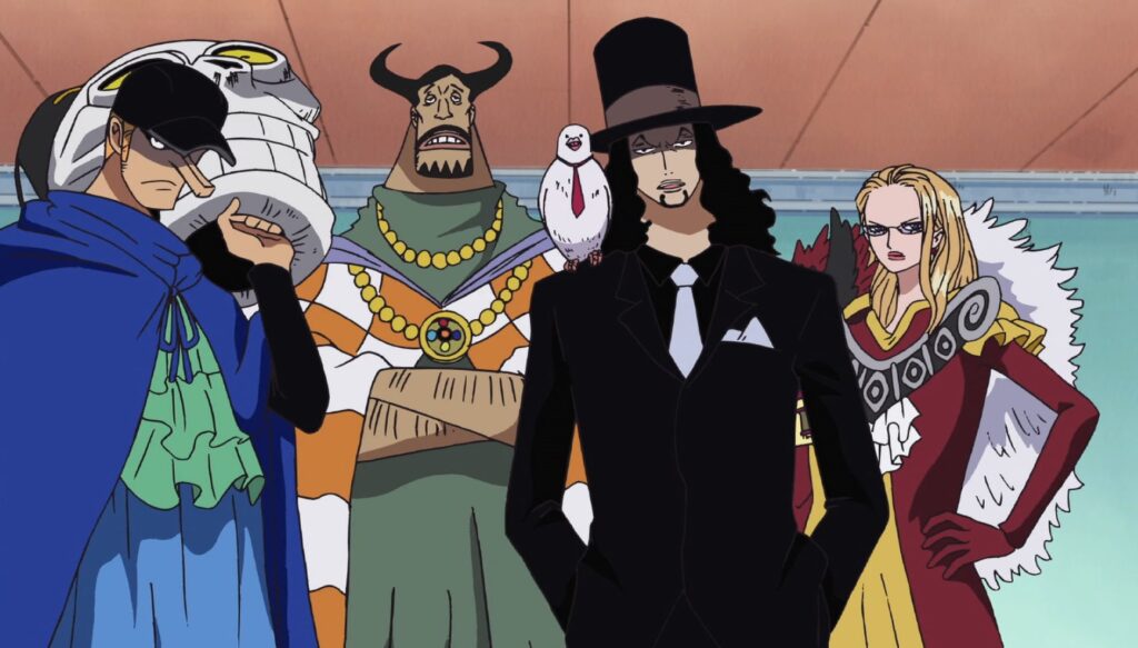 One Piece Cipher Pol 9 members are Rob Lucci, Kaku,Spandam,Spandine,Kalifa,Jabra and many others.