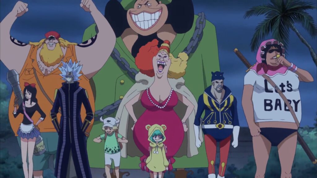 One Piece Sugar is a member of the Donquixote Pirates.