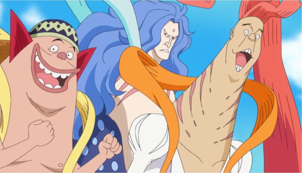 One Piece Fukaboshi with his brothers, Manboshi and Ryuboshi