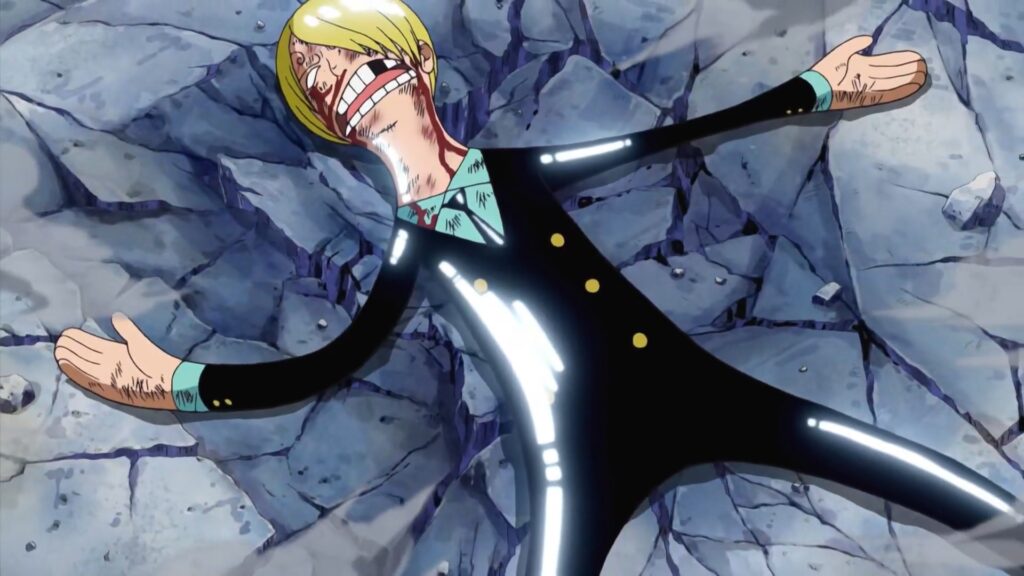 One Piece 287 Sanji Incapacitated by Kalifa Devil Fruit.