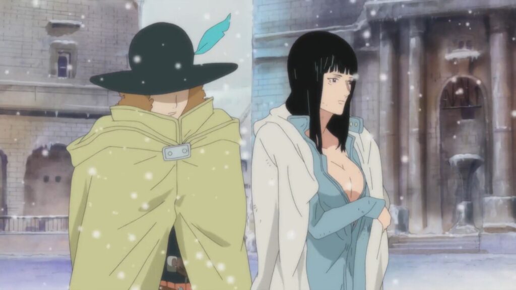 One Piece 506 nico robin was saved by revolutionary army.