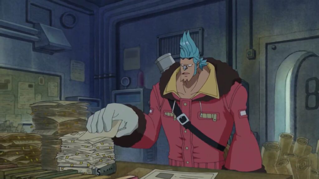 One Piece 511 Franky gave himself some upgrades in Vegapunk Lab.