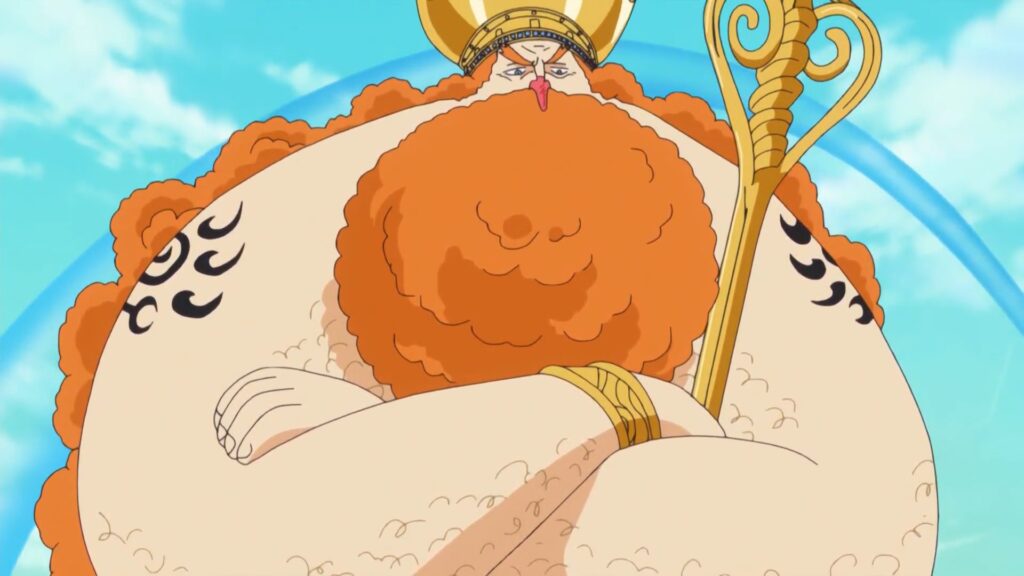 One Piece 530 Neptune is full of golden accessories.