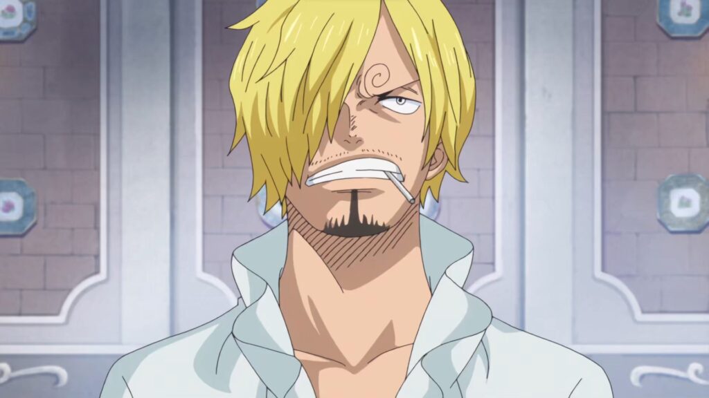 One Piece Sanji is the cook of Straw Hat Pirates.