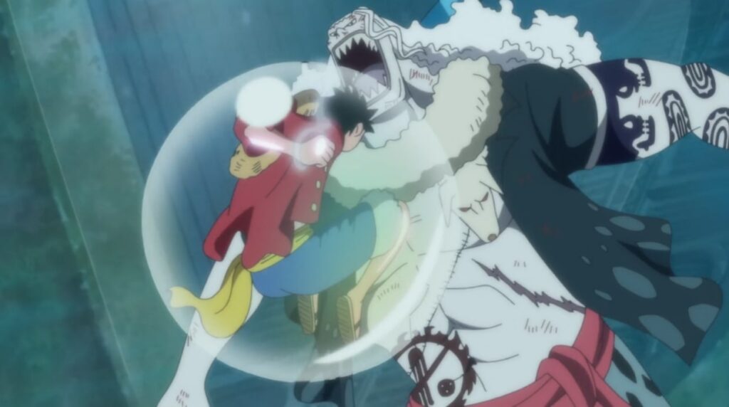 One Piece Luffy vs Hody Jones, Episode 562