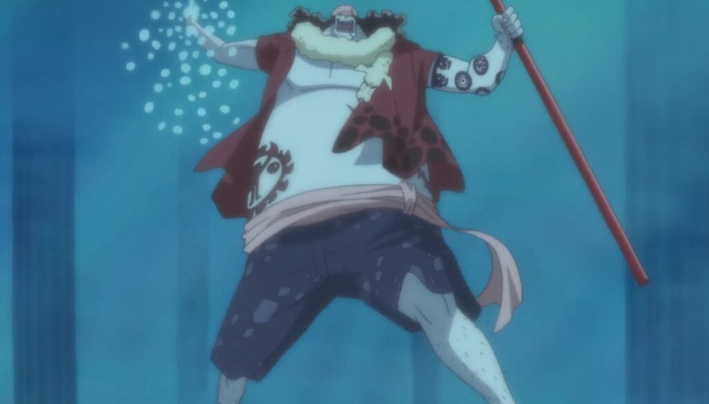 One Piece Hody Jones is the main villain in the Fishman Island Arc.