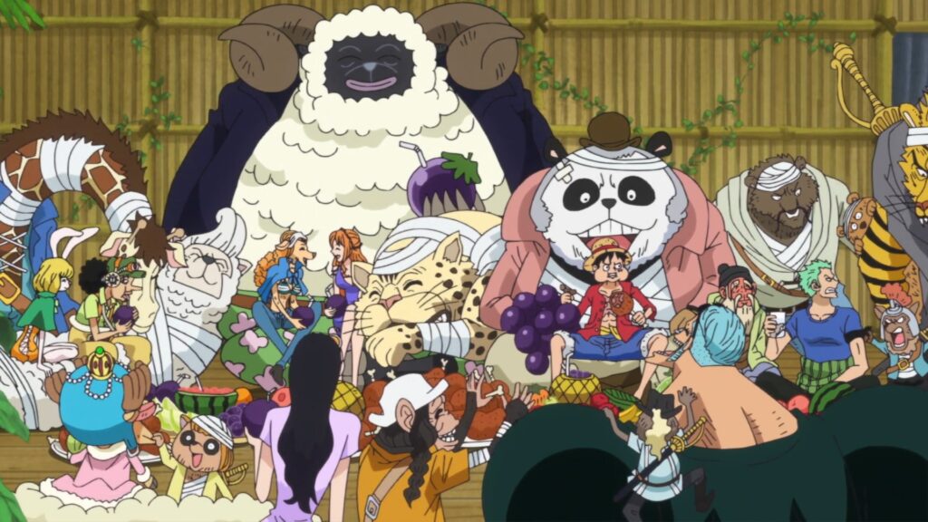 One Piece The Mink tribe Lives in Zou.