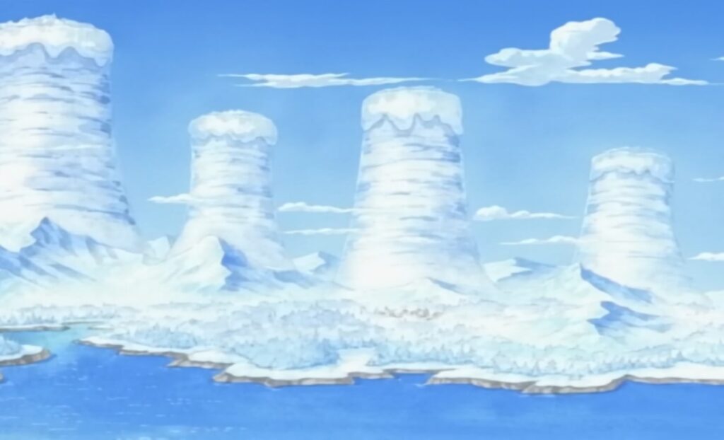 One Piece Drum Kingdom is the first Winter Island Straw hats land,.
